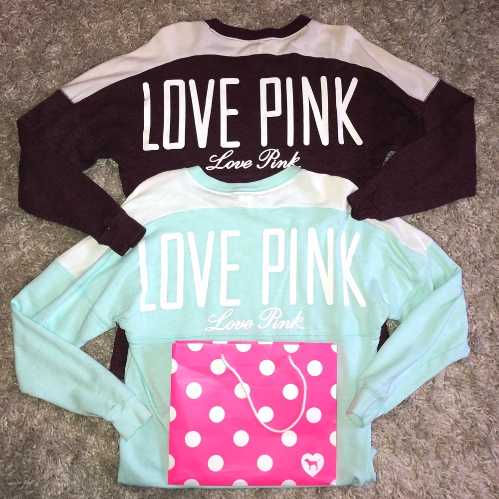 OFFERS ??? TWO LOVE PINK CREWS